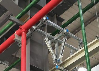 兴宾该抗震支架的整体式支吊架结构协调性好